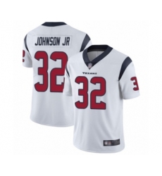 Men's Houston Texans #32 Lonnie Johnson White Vapor Untouchable Limited Player Football Jersey
