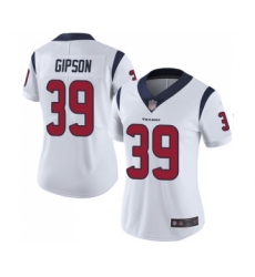 Women's Houston Texans #39 Tashaun Gipson White Vapor Untouchable Limited Player Football Jersey