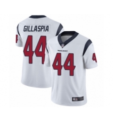 Men's Houston Texans #44 Cullen Gillaspia White Vapor Untouchable Limited Player Football Jersey