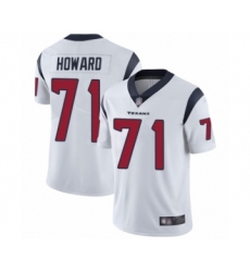 Men's Houston Texans #71 Tytus Howard White Vapor Untouchable Limited Player Football Jersey