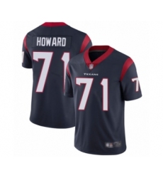 Youth Houston Texans #71 Tytus Howard Navy Blue Team Color Vapor Untouchable Limited Player Football Jersey