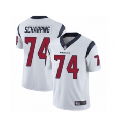 Youth Houston Texans #74 Max Scharping White Vapor Untouchable Limited Player Football Jersey