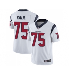 Youth Houston Texans #75 Matt Kalil White Vapor Untouchable Limited Player Football Jersey