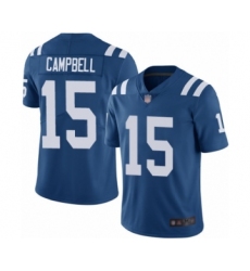 Men's Indianapolis Colts #15 Parris Campbell Royal Blue Team Color Vapor Untouchable Limited Player Football Jersey