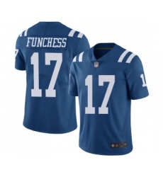 Youth Indianapolis Colts #17 Devin Funchess Limited Royal Blue Rush Vapor Untouchable Football Jersey