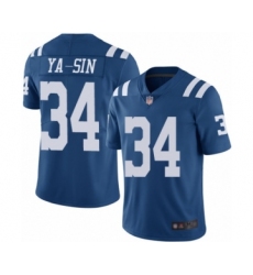 Youth Indianapolis Colts #34 Rock Ya-Sin Limited Royal Blue Rush Vapor Untouchable Football Jersey