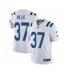 Men's Indianapolis Colts #37 Khari Willis White Vapor Untouchable Limited Player Football Jersey