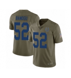 Youth Indianapolis Colts #52 Ben Banogu Limited Olive 2017 Salute to Service Football Jersey