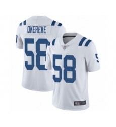 Youth Indianapolis Colts #58 Bobby Okereke White Vapor Untouchable Limited Player Football Jersey