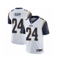 Men's Los Angeles Rams #24 Taylor Rapp White Vapor Untouchable Limited Player Football Jersey