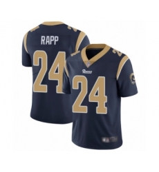 Youth Los Angeles Rams #24 Taylor Rapp Navy Blue Team Color Vapor Untouchable Limited Player Football Jersey