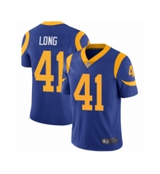 Men's Los Angeles Rams #41 David Long Royal Blue Alternate Vapor Untouchable Limited Player Football Jersey