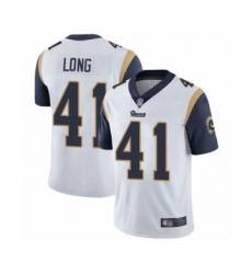Men's Los Angeles Rams #41 David Long White Vapor Untouchable Limited Player Football Jersey