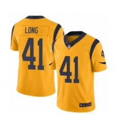 Youth Los Angeles Rams #41 David Long Limited Gold Rush Vapor Untouchable Football Jersey