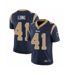 Youth Los Angeles Rams #41 David Long Navy Blue Team Color Vapor Untouchable Limited Player Football Jersey
