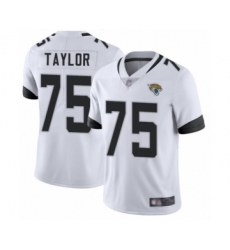 Men's Jacksonville Jaguars #75 Jawaan Taylor White Vapor Untouchable Limited Player Football Jersey
