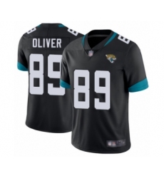 Youth Jacksonville Jaguars #89 Josh Oliver Black Team Color Vapor Untouchable Limited Player Football Jersey