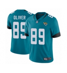 Youth Jacksonville Jaguars #89 Josh Oliver Teal Green Alternate Vapor Untouchable Limited Player Football Jersey