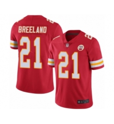Youth Kansas City Chiefs #21 Bashaud Breeland Red Team Color Vapor Untouchable Limited Player Football Jersey