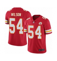 Men's Kansas City Chiefs #54 Damien Wilson Red Team Color Vapor Untouchable Limited Player Football Jersey