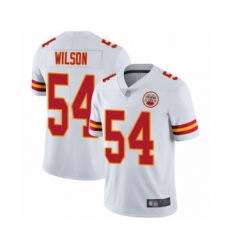 Men's Kansas City Chiefs #54 Damien Wilson White Vapor Untouchable Limited Player Football Jersey