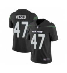 Youth New York Jets #47 Trevon Wesco Limited Navy Blue Alternate Football Jersey