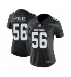 Women's New York Jets #56 Jachai Polite Limited Navy Blue Alternate Football Jersey