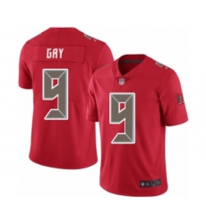 Men's Tampa Bay Buccaneers #9 Matt Gay Limited Red Rush Vapor Untouchable Football Jersey