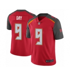 Men's Tampa Bay Buccaneers #9 Matt Gay Red Team Color Vapor Untouchable Limited Player Football Jersey