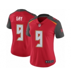 Women's Tampa Bay Buccaneers #9 Matt Gay Red Team Color Vapor Untouchable Limited Player Football Jersey