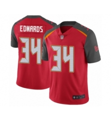 Youth Tampa Bay Buccaneers #34 Mike Edwards Red Team Color Vapor Untouchable Limited Player Football Jersey