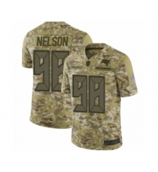 Youth Tampa Bay Buccaneers #98 Anthony Nelson Limited Camo 2018 Salute to Service Football Jersey