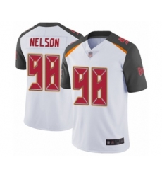 Youth Tampa Bay Buccaneers #98 Anthony Nelson White Vapor Untouchable Limited Player Football Jersey