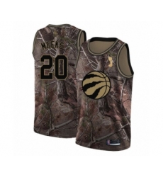 Men's Toronto Raptors #20 Jodie Meeks Swingman Camo Realtree Collection 2019 Basketball Finals Champions Jersey