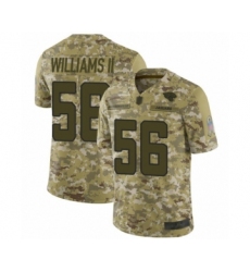Men's Jacksonville Jaguars #56 Quincy Williams II Limited Camo 2018 Salute to Service Football Jersey
