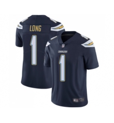 Men's Los Angeles Chargers #1 Ty Long Navy Blue Team Color Vapor Untouchable Limited Player Football Jersey