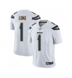 Men's Los Angeles Chargers #1 Ty Long White Vapor Untouchable Limited Player Football Jersey