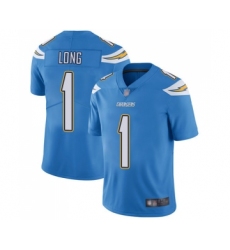 Youth Los Angeles Chargers #1 Ty Long Electric Blue Alternate Vapor Untouchable Limited Player Football Jersey