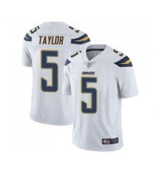 Youth Los Angeles Chargers #5 Tyrod Taylor White Vapor Untouchable Limited Player Football Jersey