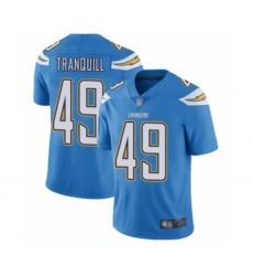 Youth Los Angeles Chargers #49 Drue Tranquill Electric Blue Alternate Vapor Untouchable Limited Player Football Jersey