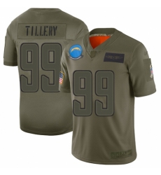 Youth Los Angeles Chargers #99 Jerry Tillery Limited Camo 2019 Salute to Service Football Jersey