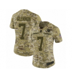 Women's Oakland Raiders #7 Mike Glennon Limited Camo 2018 Salute to Service Football Jersey