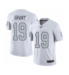 Youth Oakland Raiders #19 Ryan Grant Limited White Rush Vapor Untouchable Football Jersey