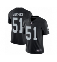 Men's Oakland Raiders #51 Vontaze Burfict Black Team Color Vapor Untouchable Limited Player Football Jersey