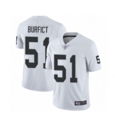 Youth Oakland Raiders #51 Vontaze Burfict White Vapor Untouchable Limited Player Football Jersey
