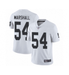 Men's Oakland Raiders #54 Brandon Marshall White Vapor Untouchable Limited Player Football Jersey
