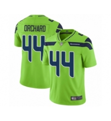 Men's Seattle Seahawks #44 Nate Orchard Limited Green Rush Vapor Untouchable Football Jersey