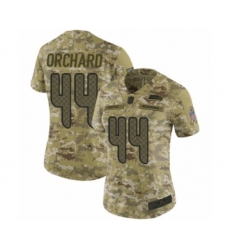 Women's Seattle Seahawks #44 Nate Orchard Limited Camo 2018 Salute to Service Football Jersey