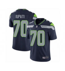 Men's Seattle Seahawks #70 Mike Iupati Navy Blue Team Color Vapor Untouchable Limited Player Football Jersey