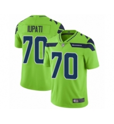 Youth Seattle Seahawks #70 Mike Iupati Limited Green Rush Vapor Untouchable Football Jersey